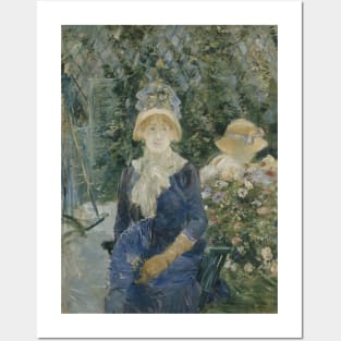 Woman in a Garden by Berthe Morisot Posters and Art